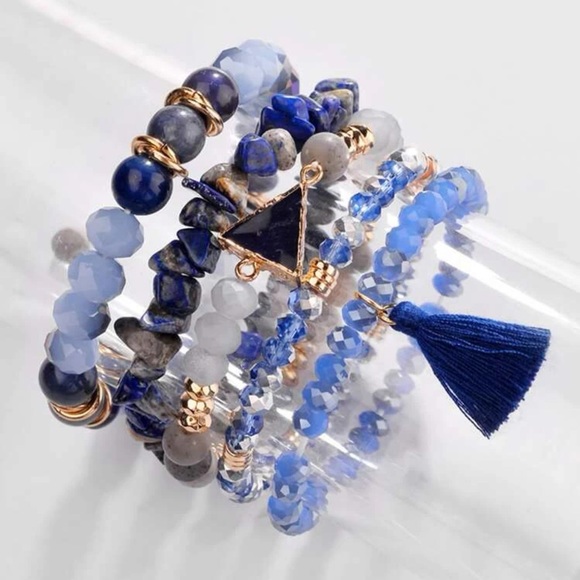 Blue Bracelet Set - Picture 1 of 2